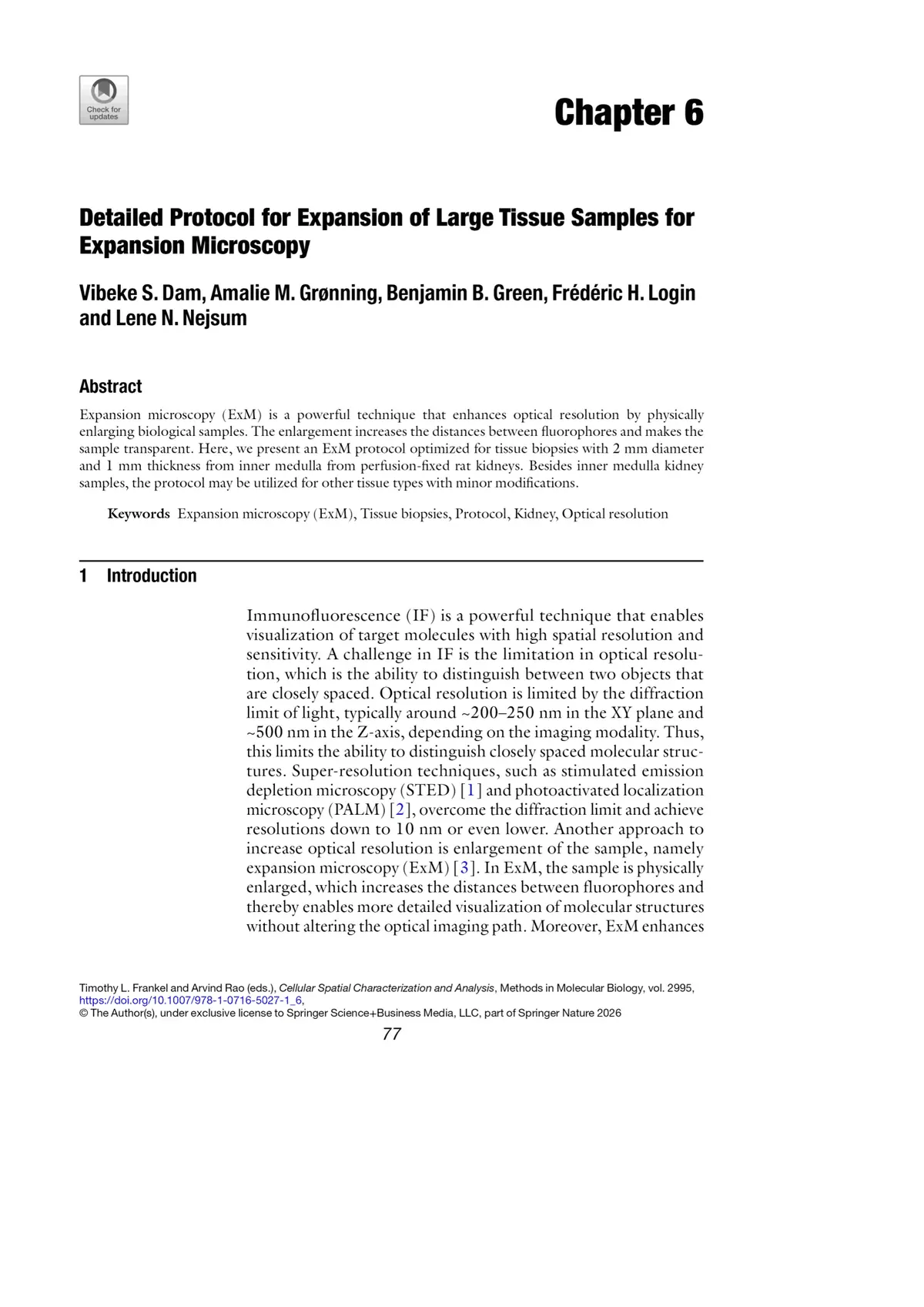 Forside af tidsskrift: Kapitel 6 | Methods in Molecular Biology (bind 2995)